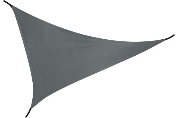Kynast Sonnensegel Dreieck 3,6 m Grau inkl. Tasche 50+ UV Schutz