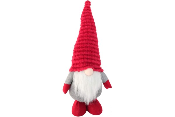 X-MAS Weihnachts Wichtel Mann stehend 55 cm mit roter Zipfelmütze